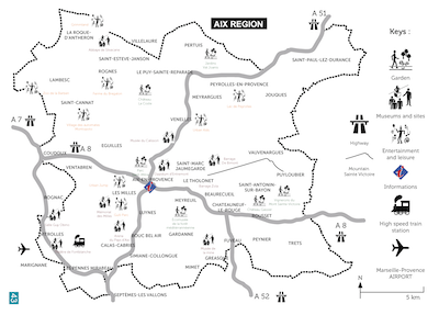 Aix En Provence Map - Zarla Kathryne